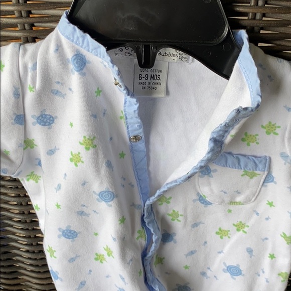 Puddles ‘n’  Bubbles short Sleeve Onesie - Picture 5 of 6